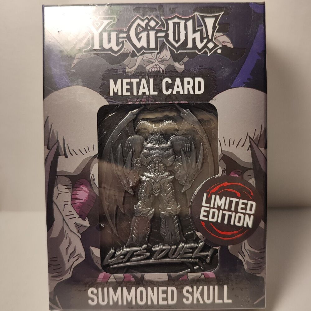 Yugioh Summoned Skull Metal Card Silver Ingot Limited Edition Collectible